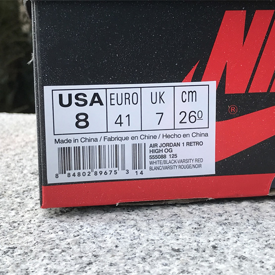 Air Jordan 1 Low “Black Toe” Sneaker      555088-125 - PerfectKickZ