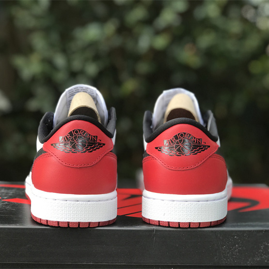 Air Jordan 1 Low “Black Toe” Sneaker      555088-125 - PerfectKickZ