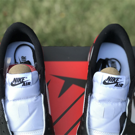 Air Jordan 1 Low “Black Toe” Sneaker      555088-125 - PerfectKickZ