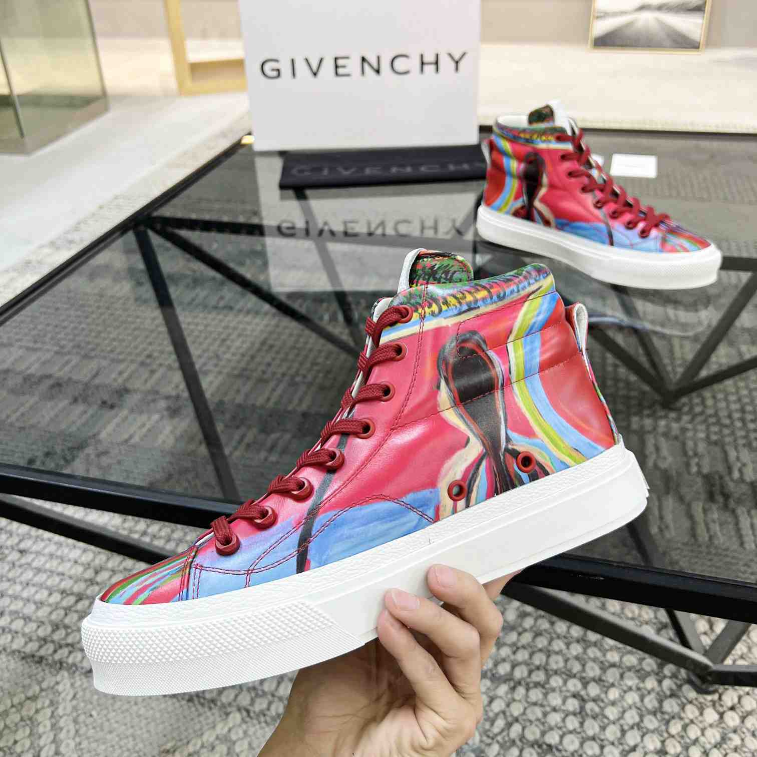 Givenchy City High Top Sneaker - PerfectKickZ