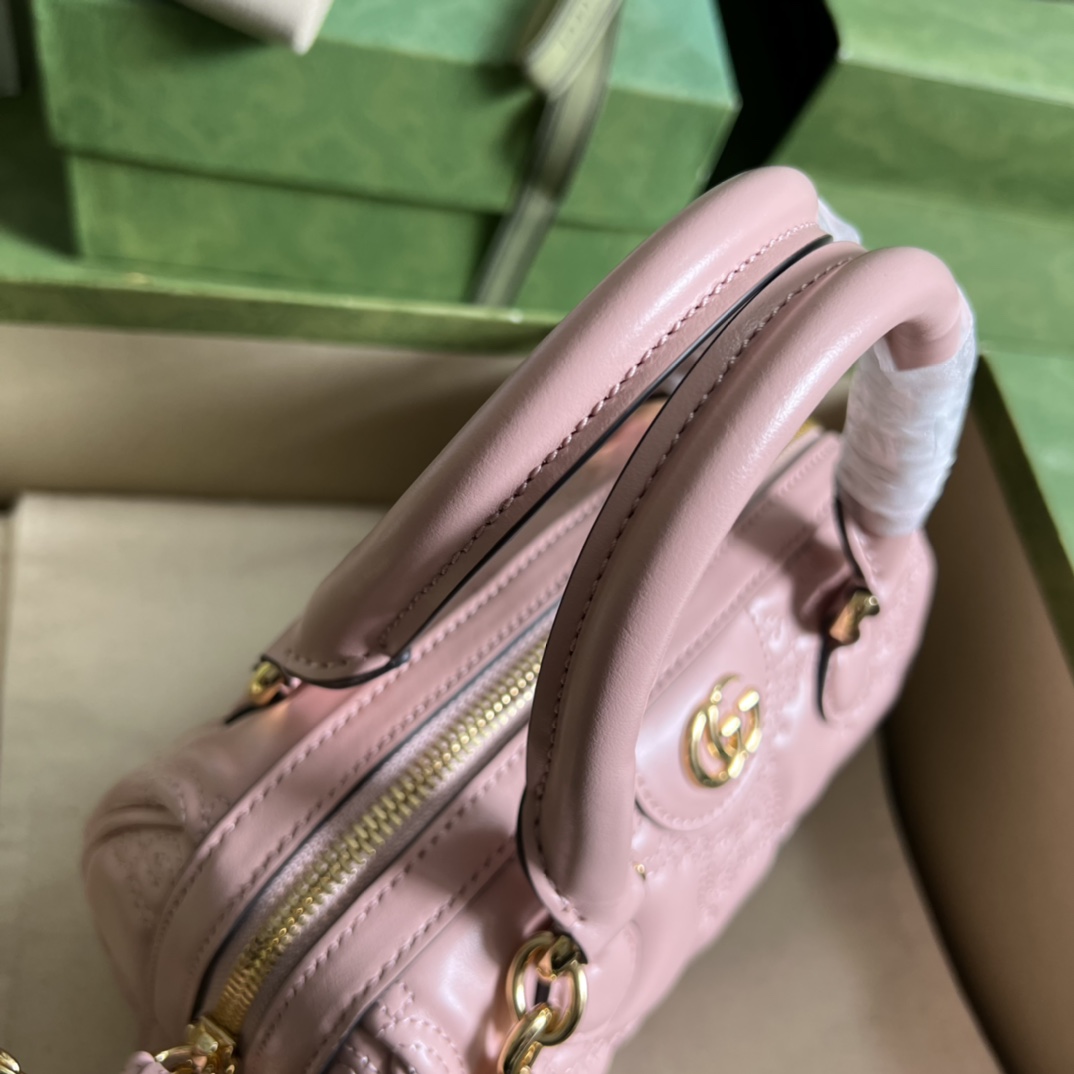Gucci GG Matelassé Mini Bag(19*13*11cm) - PerfectKickZ