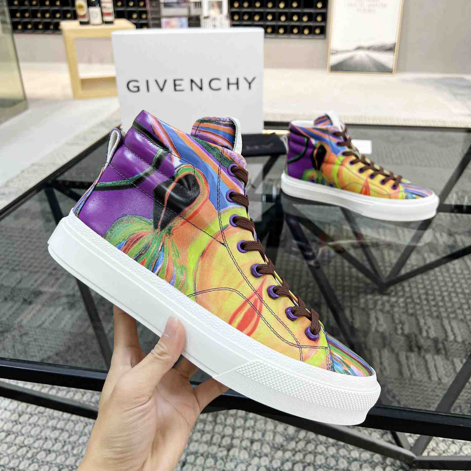 Givenchy City High Top Sneaker - PerfectKickZ