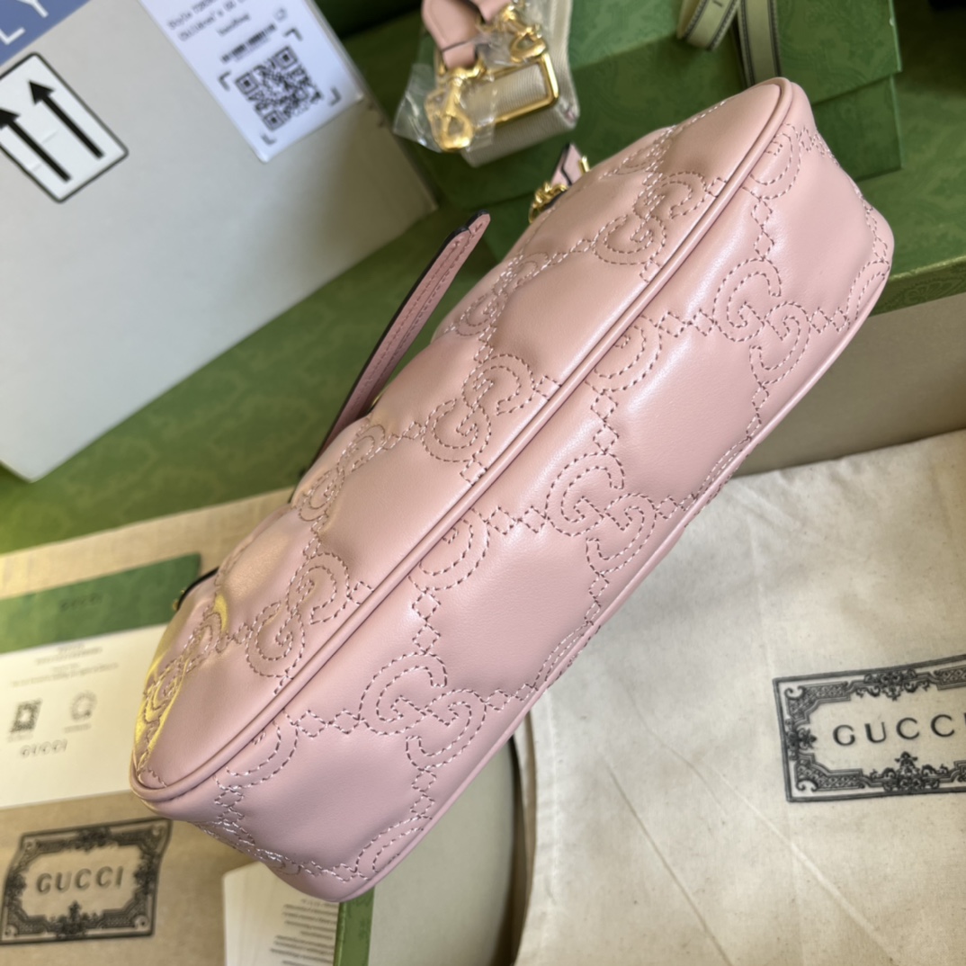 Gucci GG Matelassé Handbag(25-15-8cm) - PerfectKickZ
