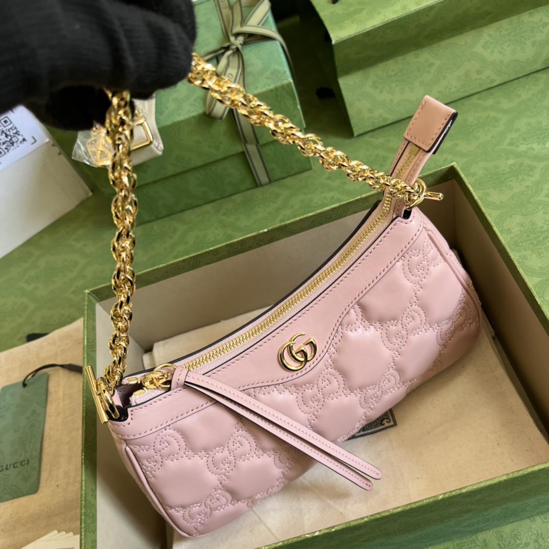 Gucci GG Matelassé Handbag(25-15-8cm) - 