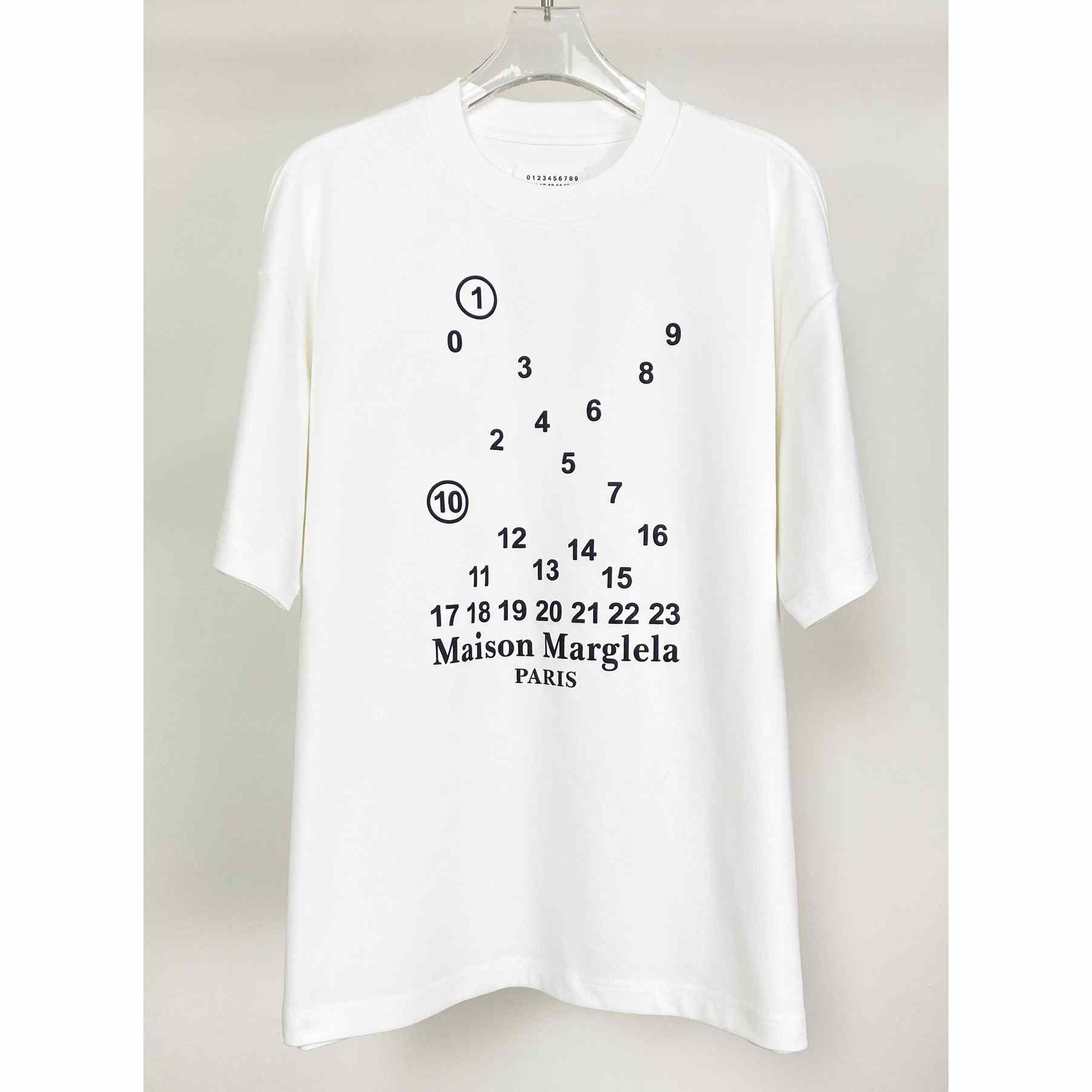 Maison Margiela Numbers Logo T-Shirt - PerfectKickZ