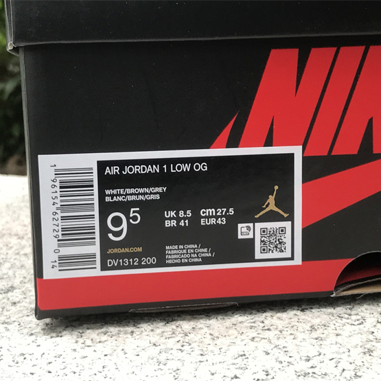 Air Jordan 1 Low OG “Year of the Rabbit”Sneakers    DV1312-200 - PerfectKickZ