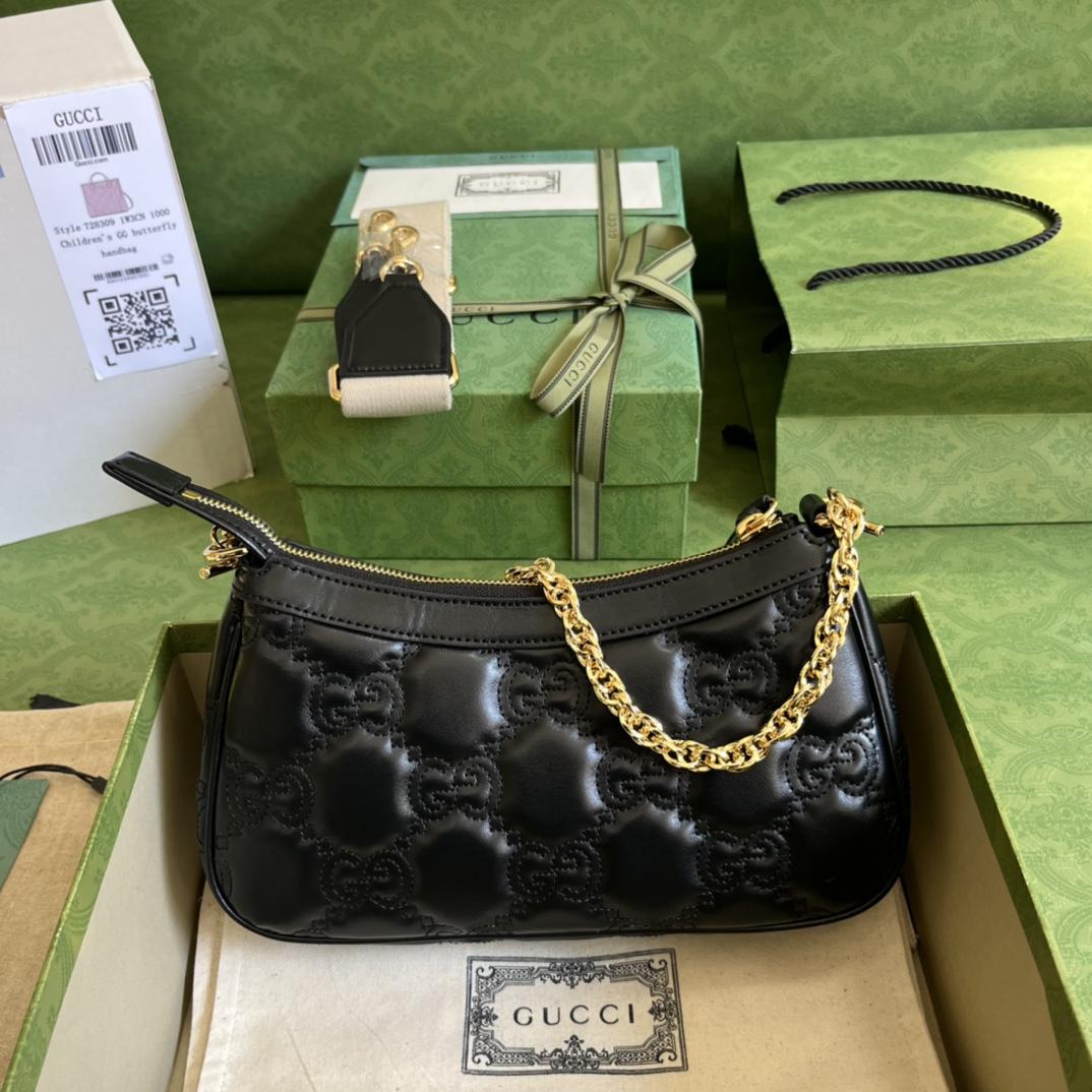 Gucci GG Matelassé Handbag(25-15-8cm) - PerfectKickZ