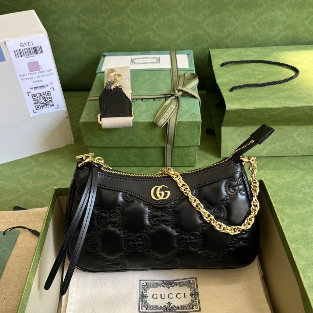 Gucci GG Matelassé Handbag(25-15-8cm) - PerfectKickZ