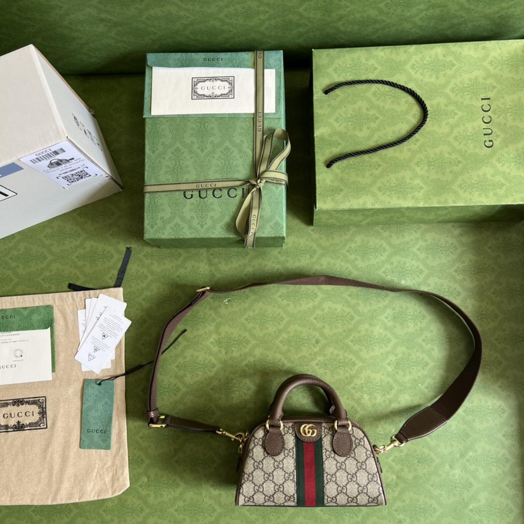 Gucci Ophidia GG Mini Top Handle Bag(21-12-10cm) - PerfectKickZ