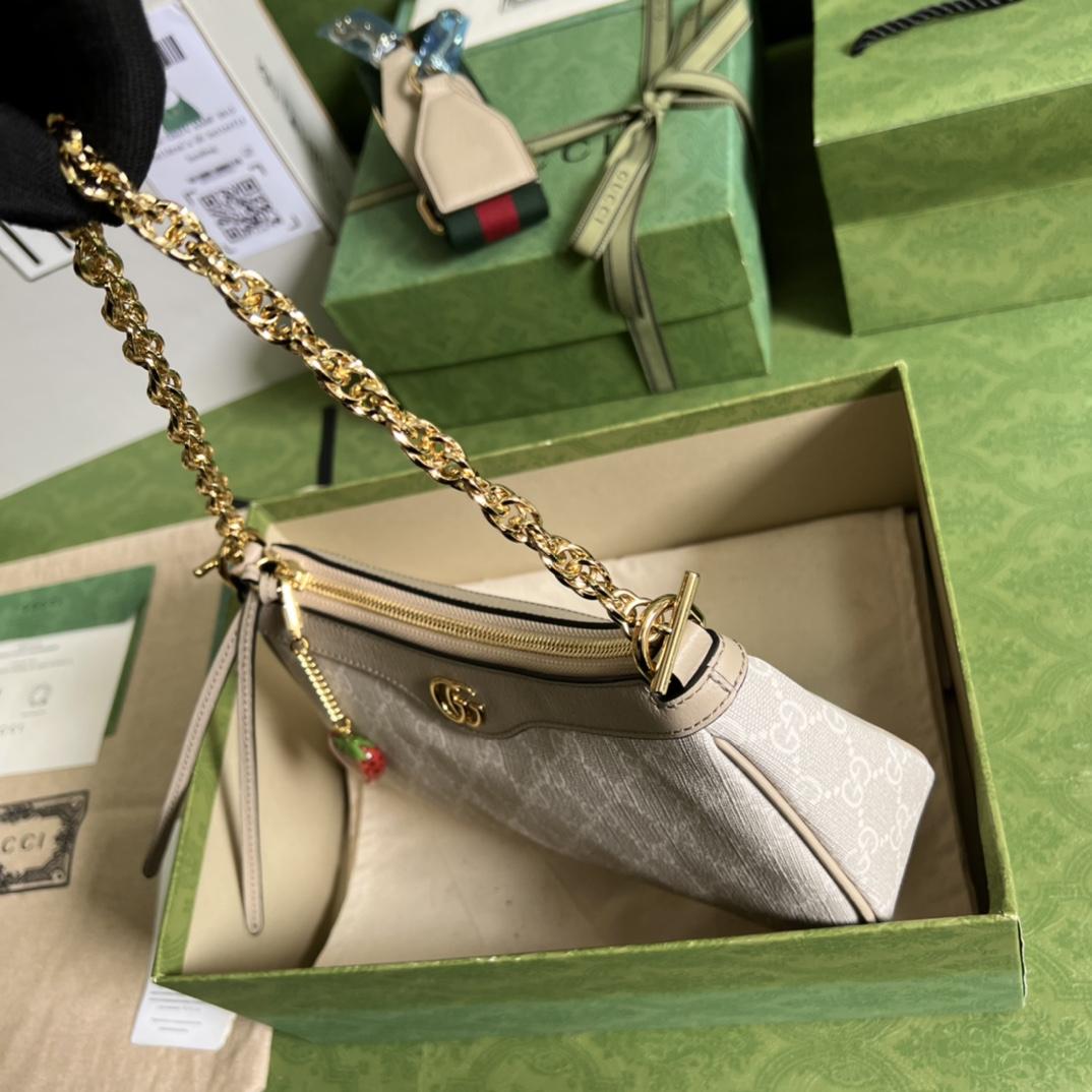 Gucci Ophidia GG Small Handbag(25*15.5*6cm)    - PerfectKickZ