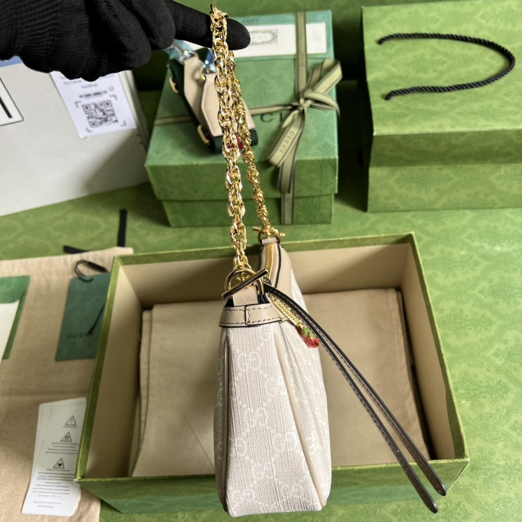 Gucci Ophidia GG Small Handbag(25*15.5*6cm)    - PerfectKickZ