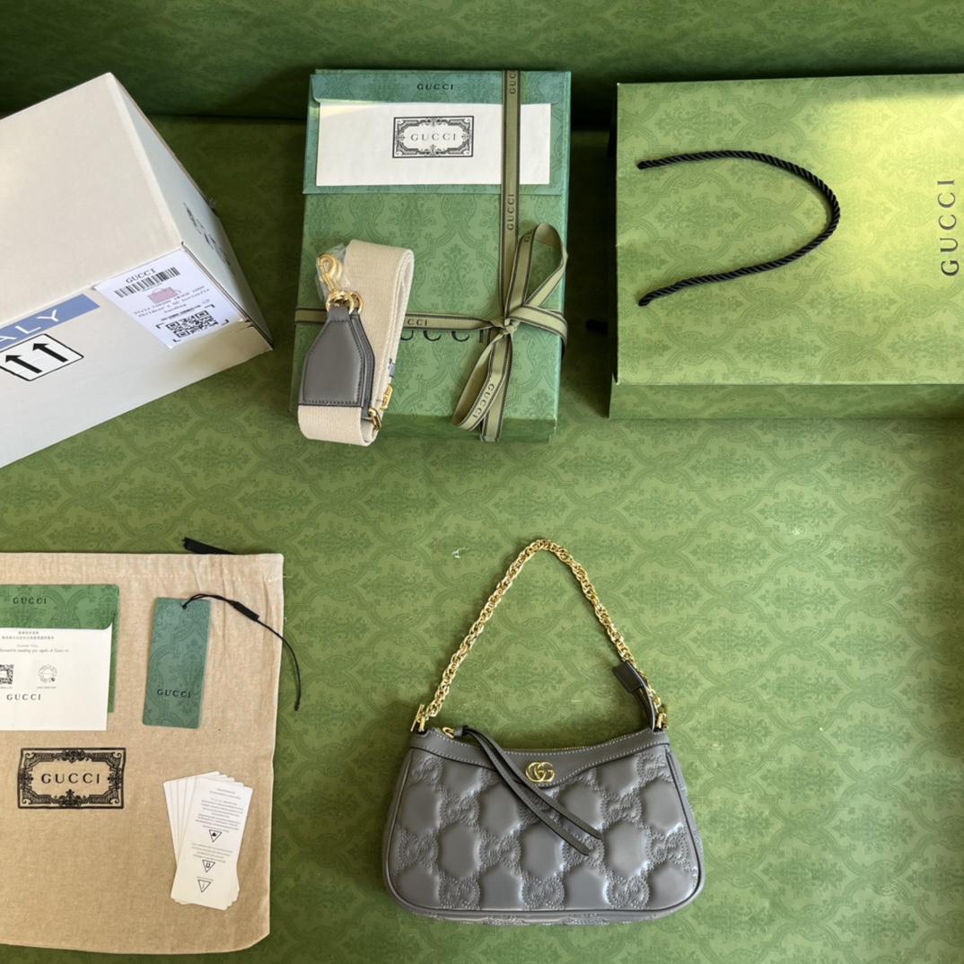 Gucci GG Matelassé Handbag(25-15-8cm) - PerfectKickZ