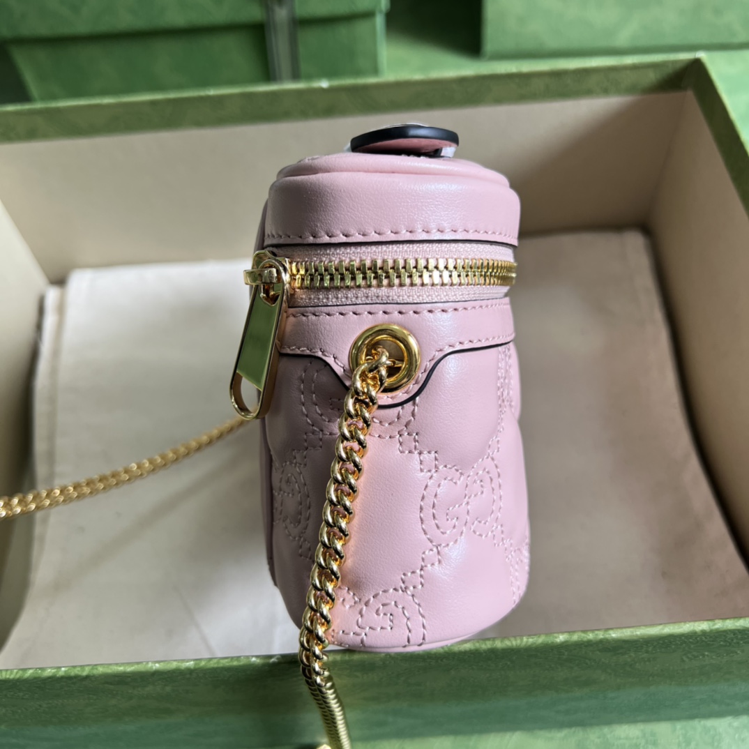 Gucci GG Matelassé Top Handle Mini Bag(16-10.5-5cm) - PerfectKickZ