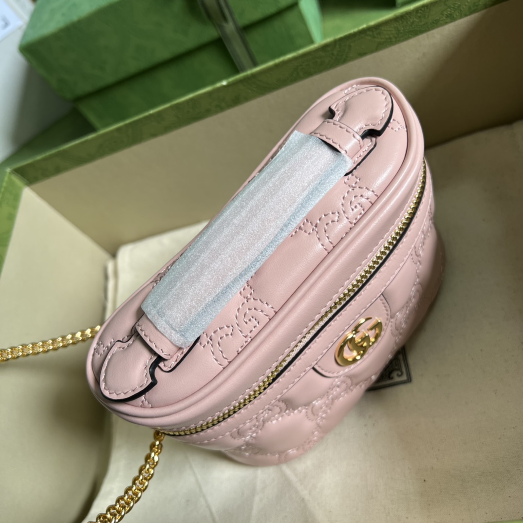 Gucci GG Matelassé Top Handle Mini Bag(16-10.5-5cm) - PerfectKickZ