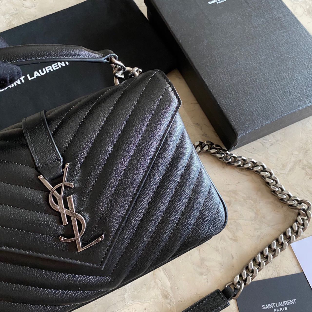 Saint Laurent College Shoulder Bag    24cm - PerfectKickZ