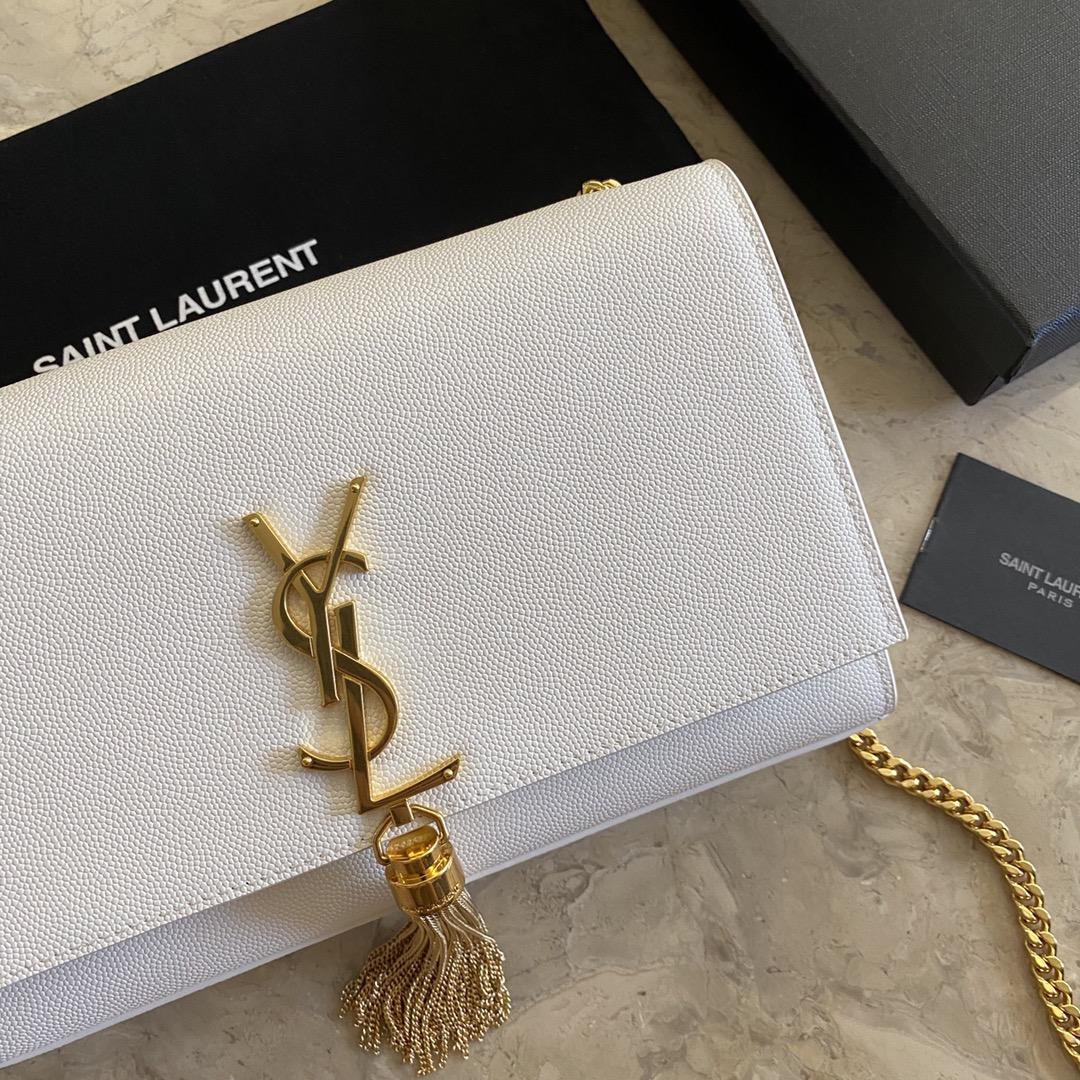 Saint Laurent Kate Chain Wallet With Tassel (24*14.5*5.5cm) - PerfectKickZ