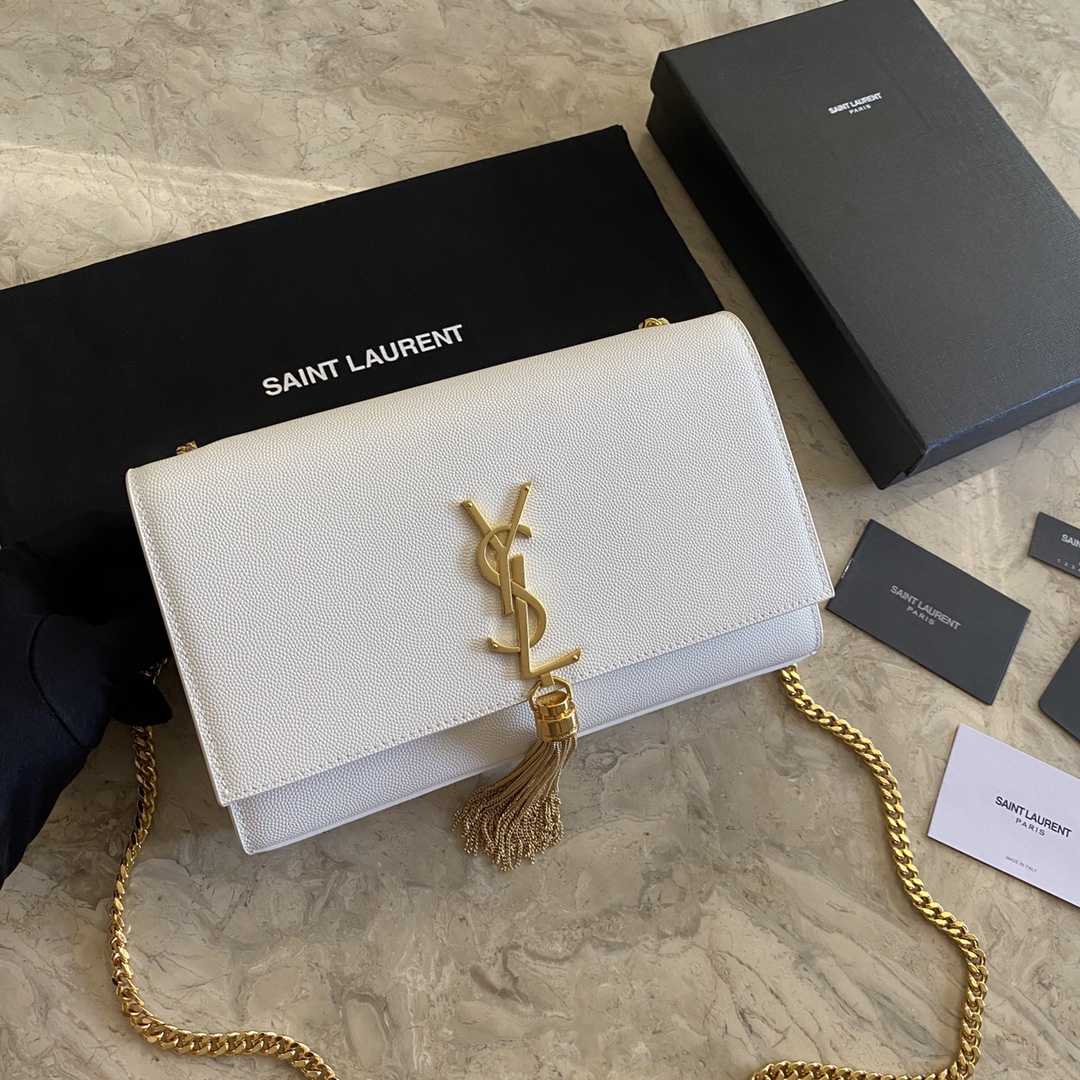 Saint Laurent Kate Chain Wallet With Tassel (24*14.5*5.5cm) - PerfectKickZ