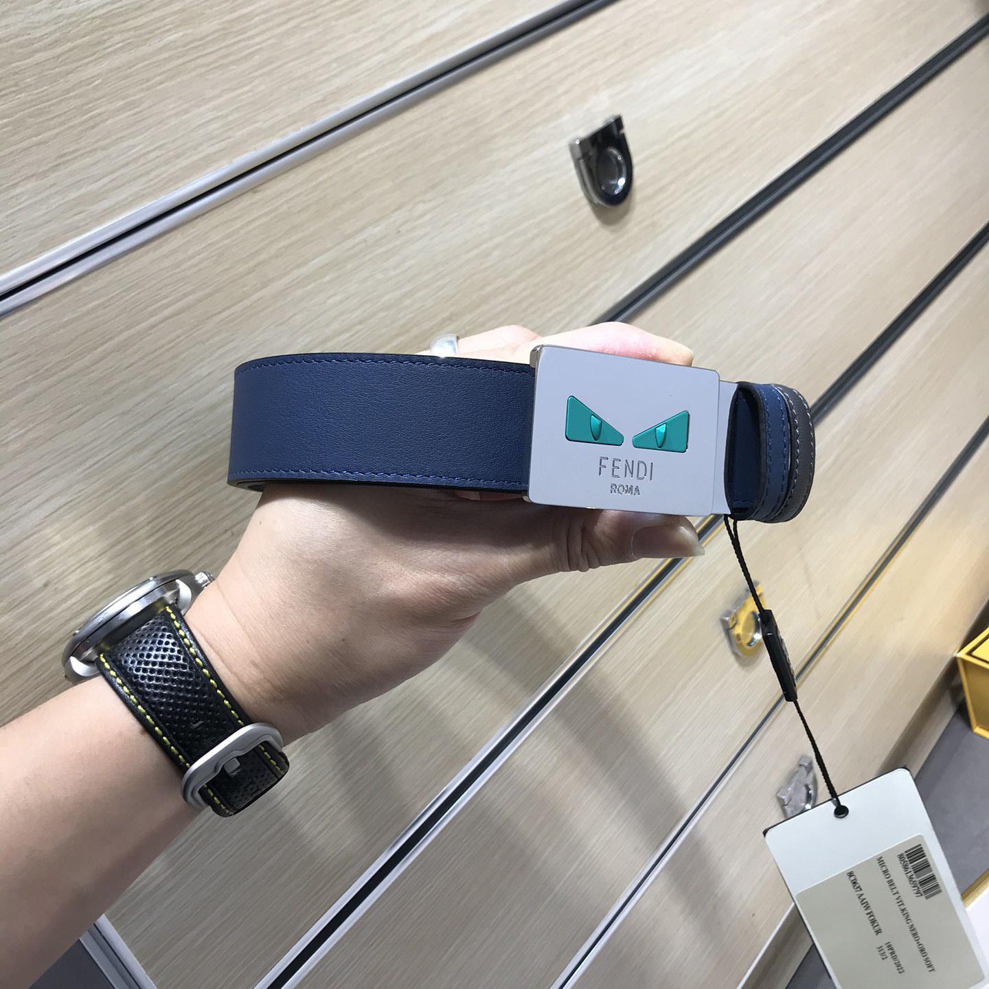 Fendi Leather Belt    35mm - PerfectKickZ