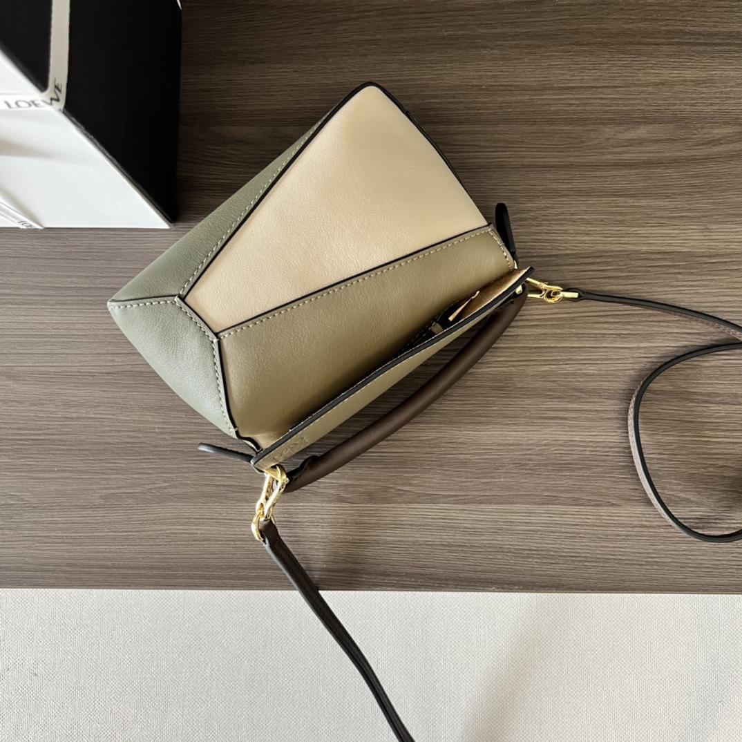 Loewe Mini Puzzle Edge In Nappa Calfskin - PerfectKickZ