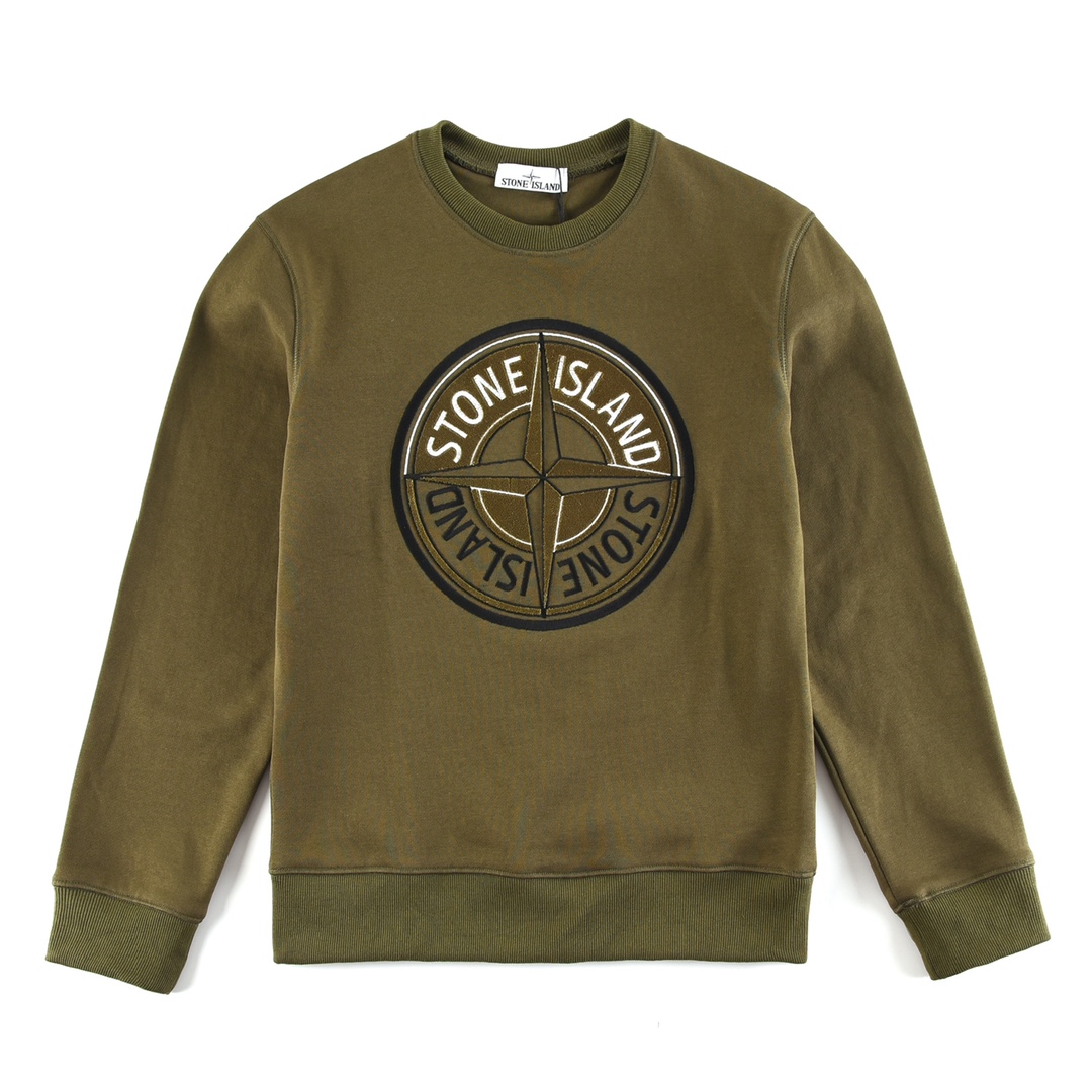 Stone Island Crew Neck Sweatshirt - PerfectKickZ