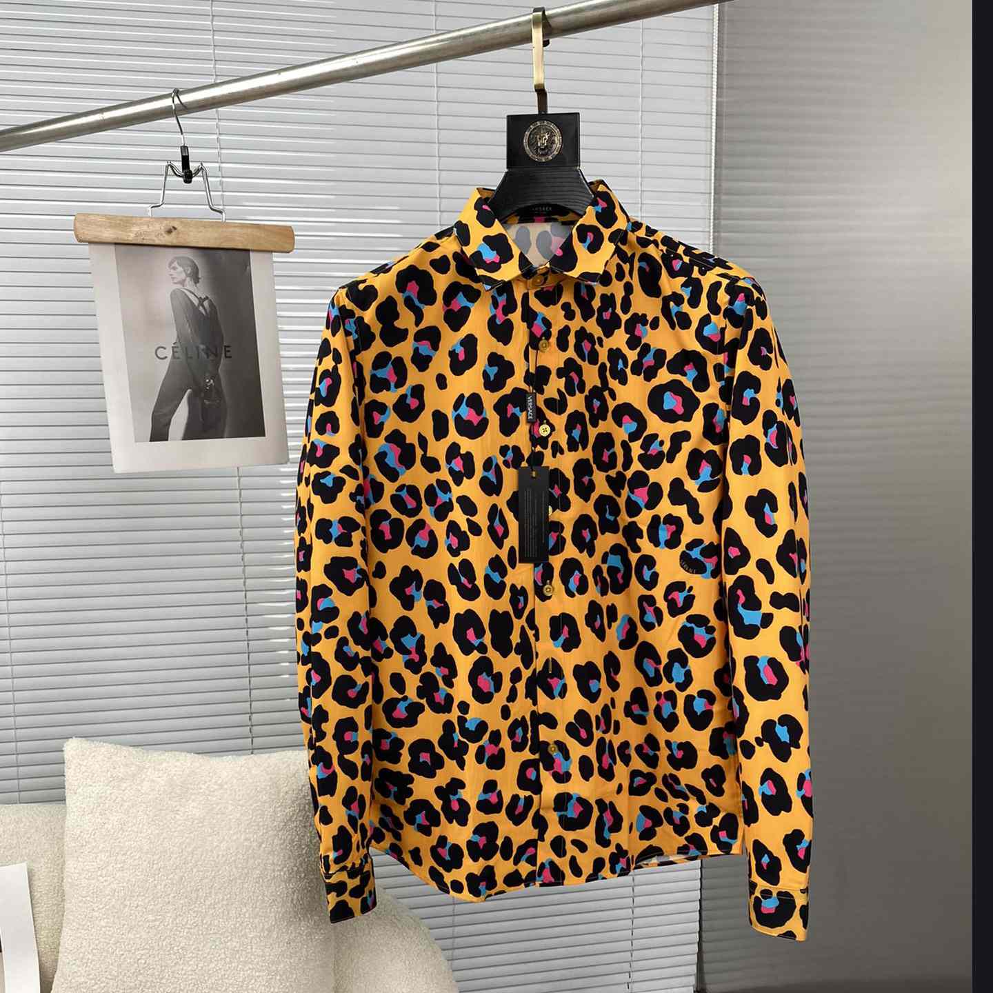 Versace Daisy Leopard Shirt - PerfectKickZ
