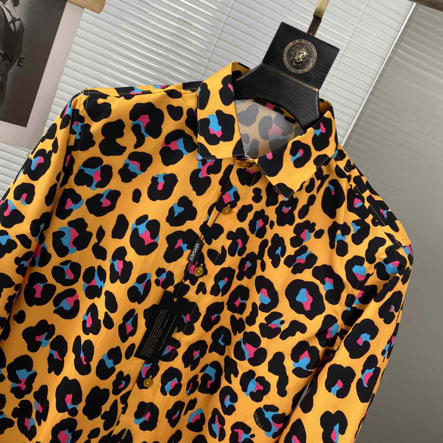 Versace Daisy Leopard Shirt - PerfectKickZ