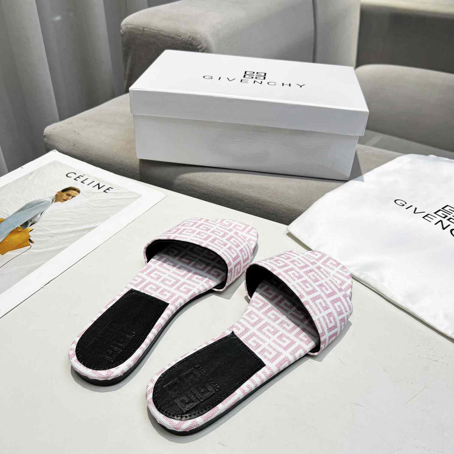 Givenchy 4G Flat Mule Sandals - PerfectKickZ
