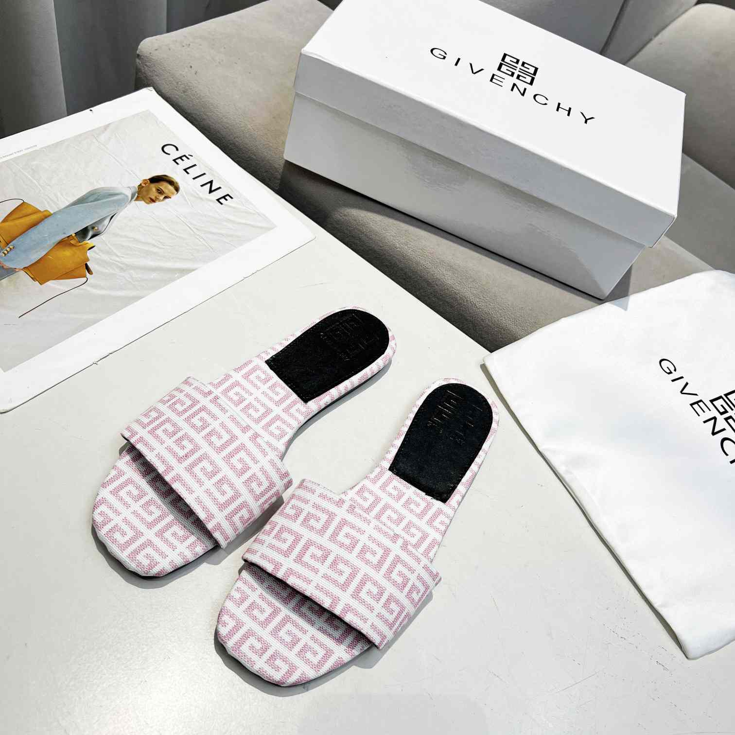 Givenchy 4G Flat Mule Sandals - PerfectKickZ