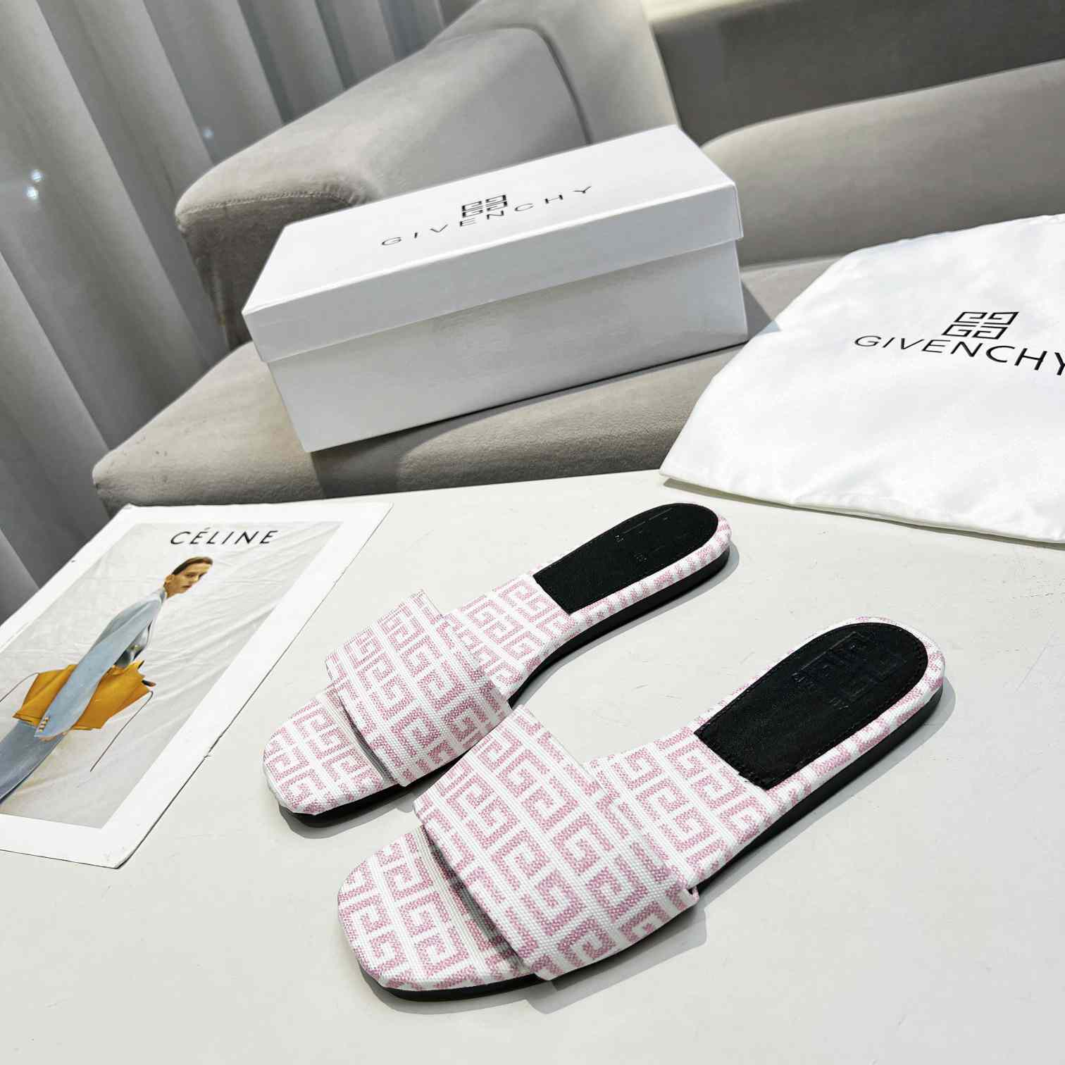 Givenchy 4G Flat Mule Sandals - PerfectKickZ