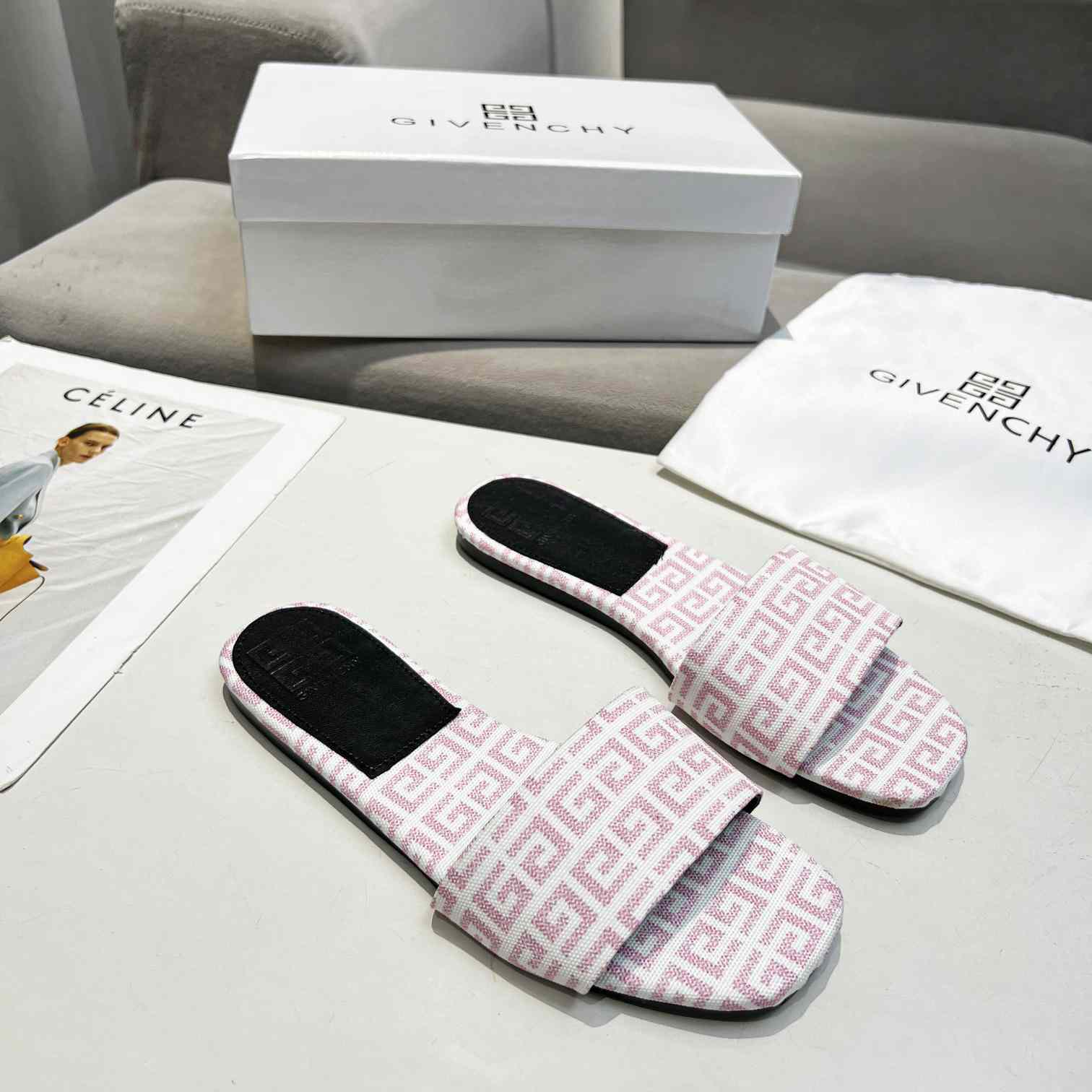 Givenchy 4G Flat Mule Sandals - PerfectKickZ