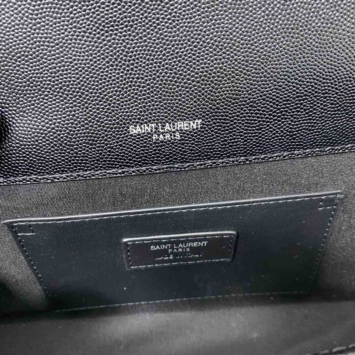 Saint Laurent Kate Medium Chain Bag In Grain De Poudre Embossed Leather - PerfectKickZ