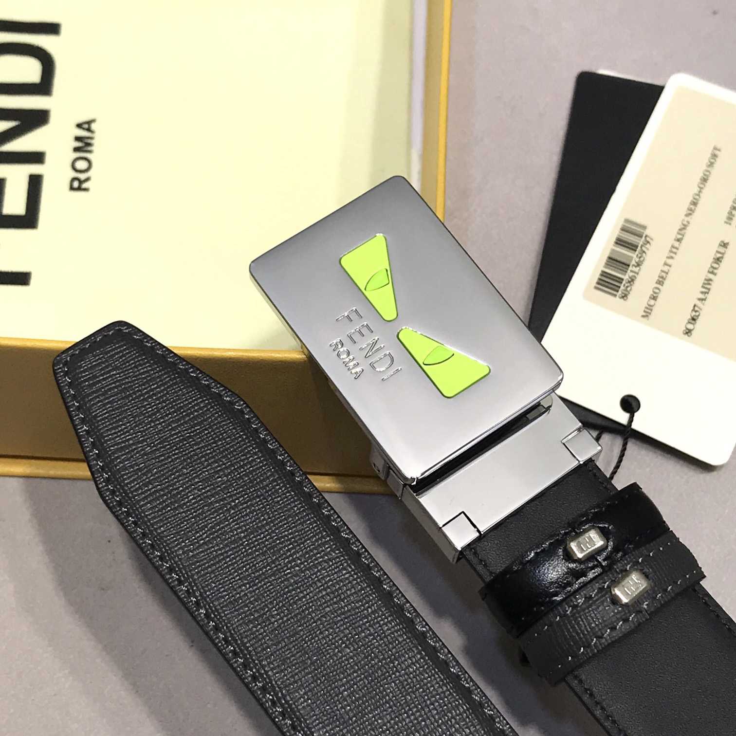 Fendi Leather Belt    35mm - PerfectKickZ