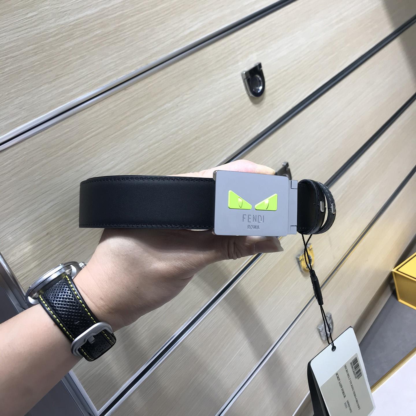 Fendi Leather Belt    35mm - PerfectKickZ