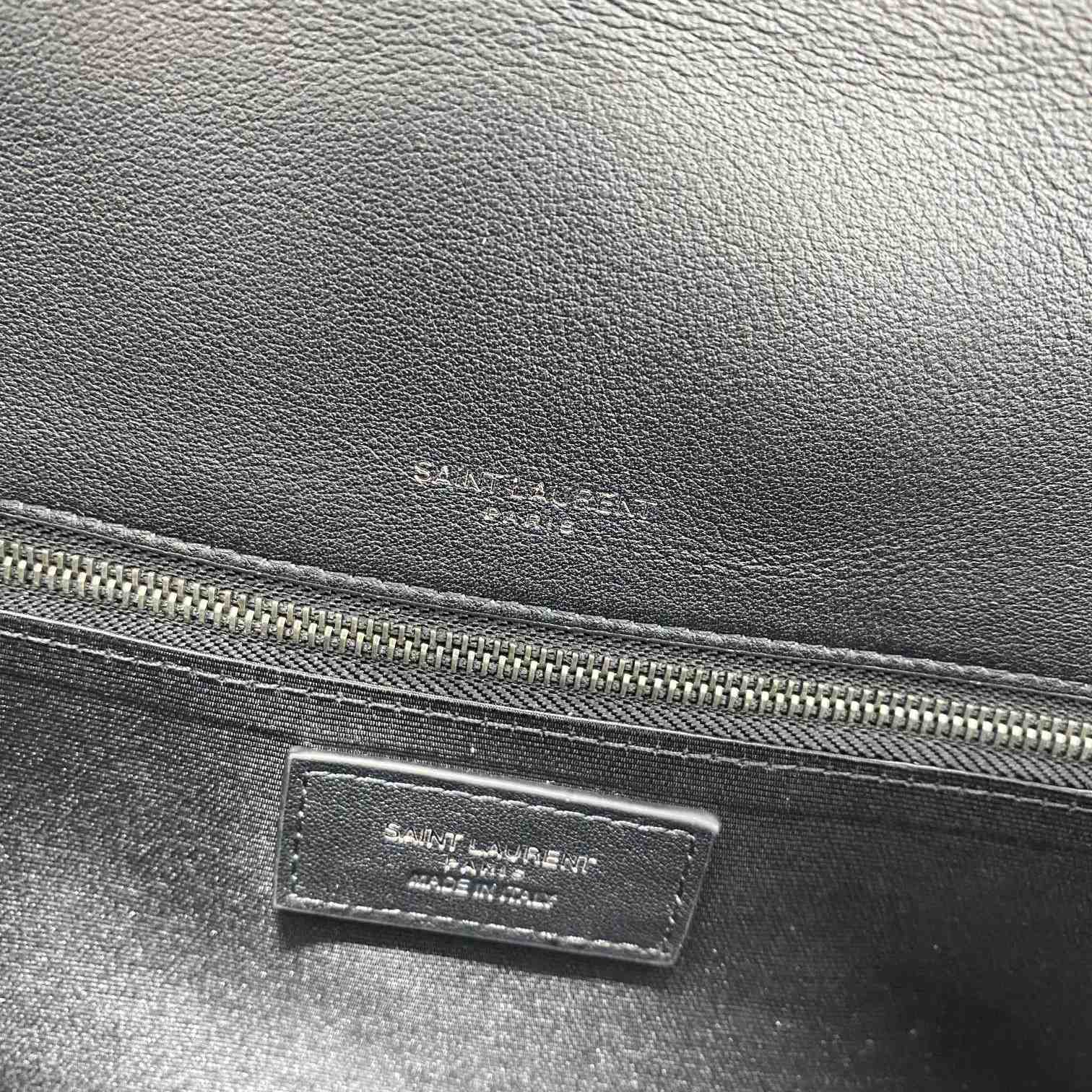Saint Laurent Women's Niki Medium Striped Canvas Shoulder Bag (28cm) - PerfectKickZ