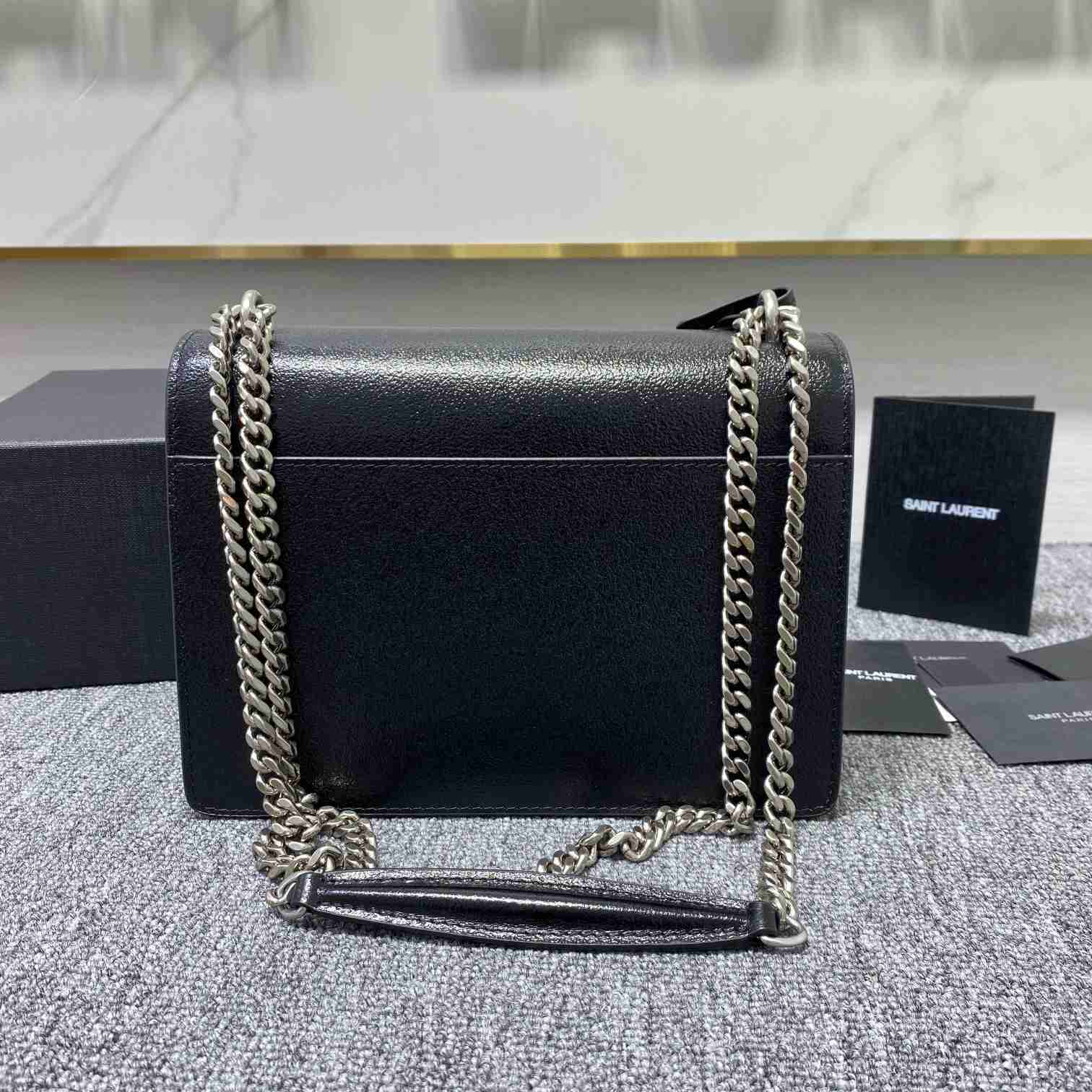 Saint Laurent Sunset Medium Chain Bag In Smooth Leather  - 