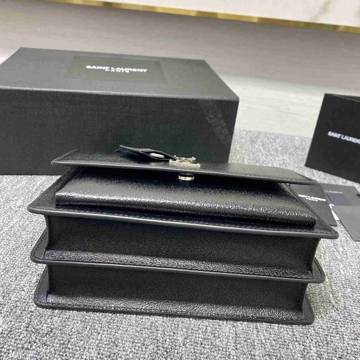 Saint Laurent Sunset Medium Chain Bag In Smooth Leather  - 