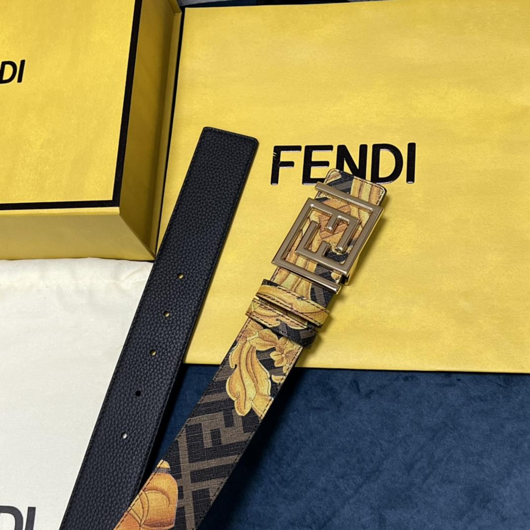 Fendi x Versace Fendace Reversible Belt - PerfectKickZ