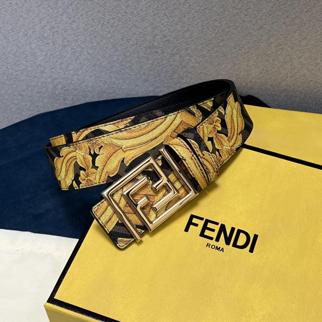 Fendi x Versace Fendace Reversible Belt - PerfectKickZ