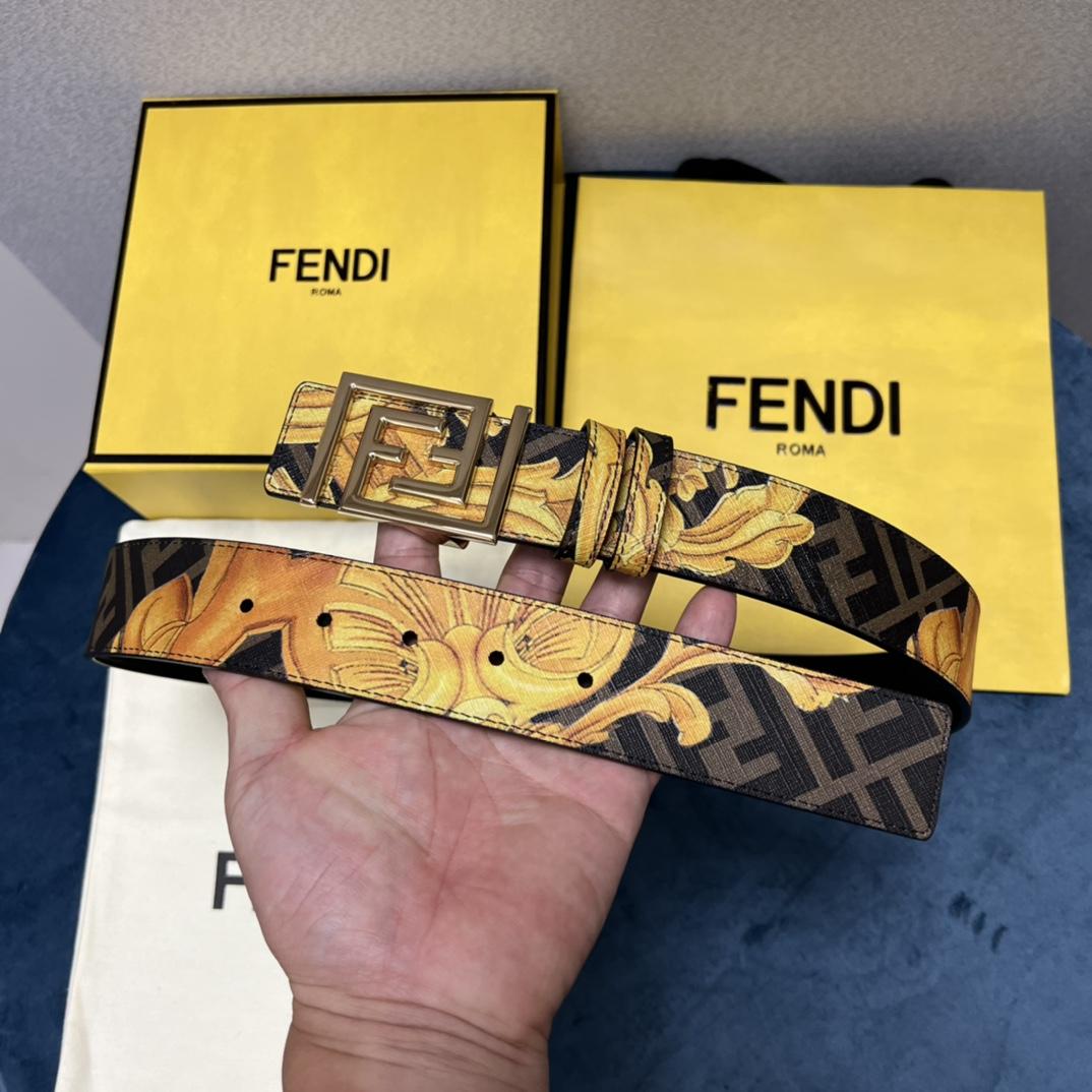 Fendi x Versace Fendace Reversible Belt - PerfectKickZ