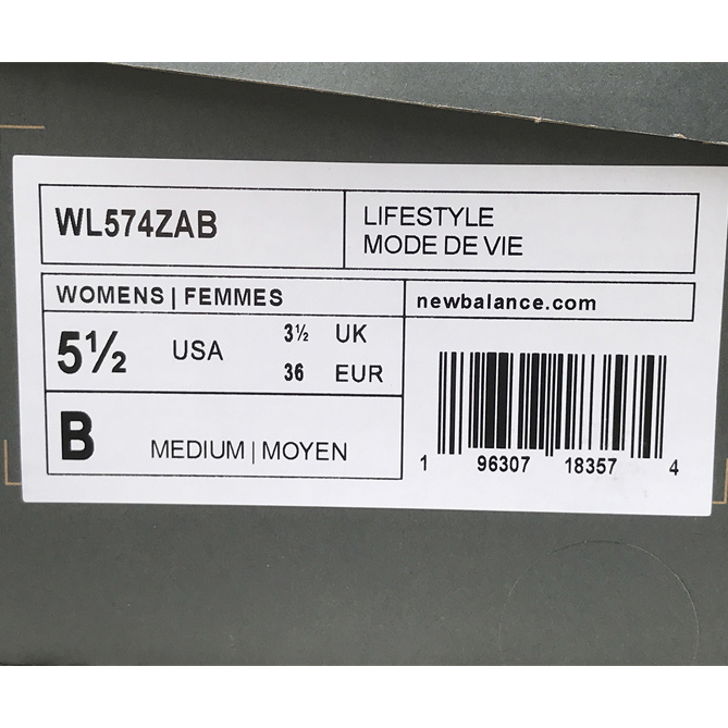 New Balance 574 Sneakers          WL574ZAB  - PerfectKickZ