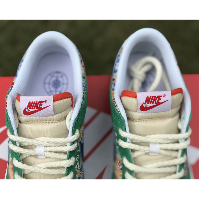 Nike Dunk Low “Foam Finger” Sneaker       DZ5184-300 - PerfectKickZ