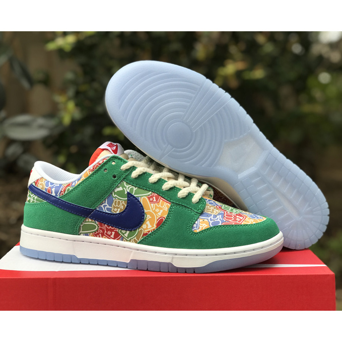 Nike Dunk Low “Foam Finger” Sneaker       DZ5184-300 - PerfectKickZ