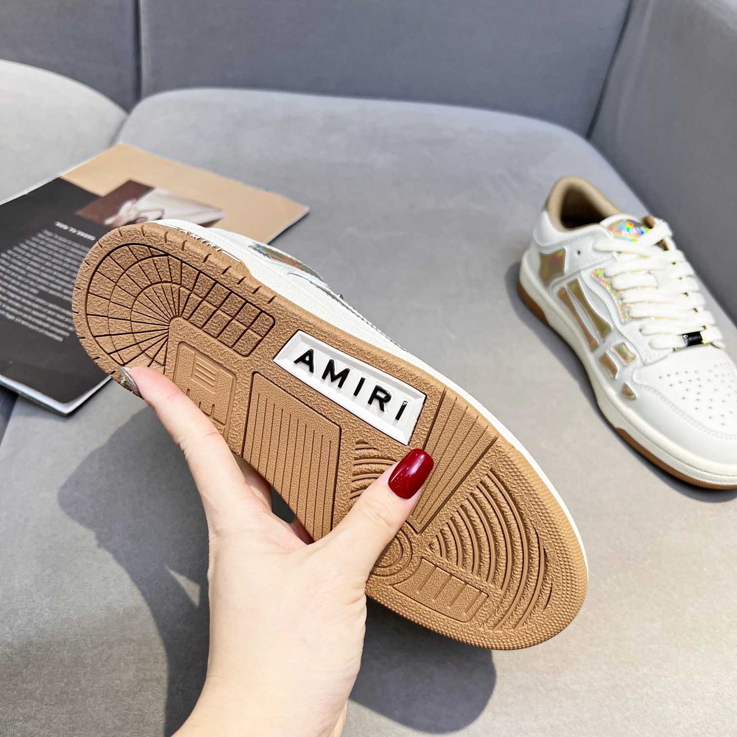 Amiri Skel-Top Low Sneaker  - PerfectKickZ