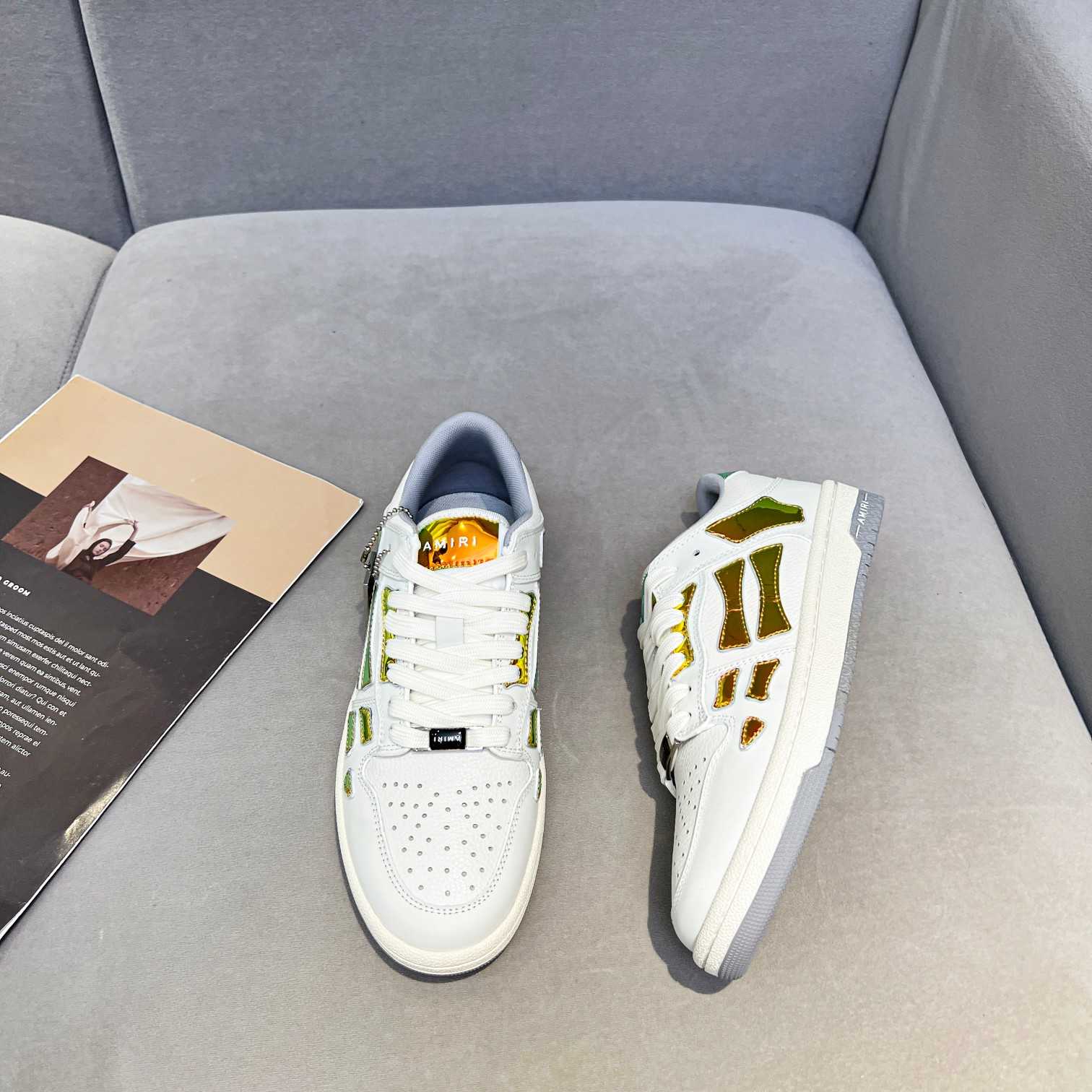 Amiri Skel-Top Low Sneaker  - PerfectKickZ