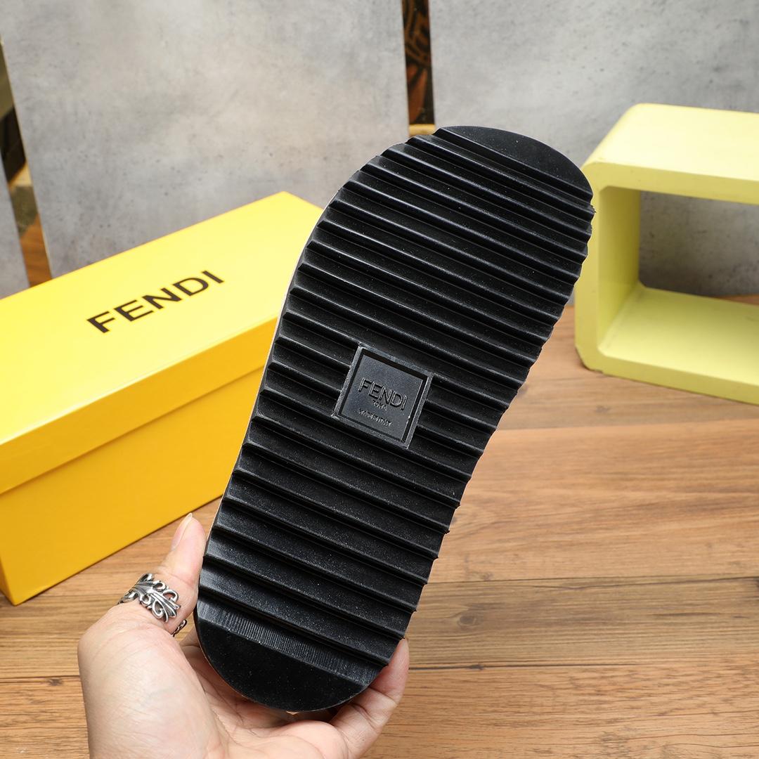 Fendi FF Logo Slides - PerfectKickZ
