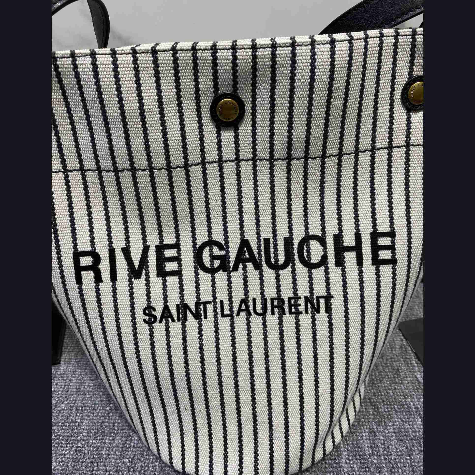 Saint Laurent YSL Rive Gauche Bucket Canvas (31x20x27.5cm) - PerfectKickZ