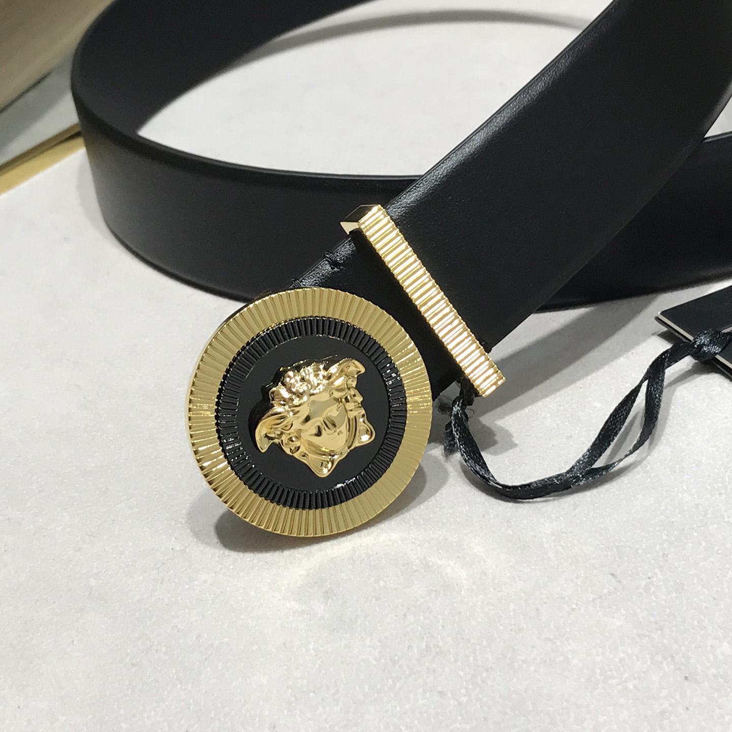 Versace Medusa Leathre Belt    38mm - PerfectKickZ
