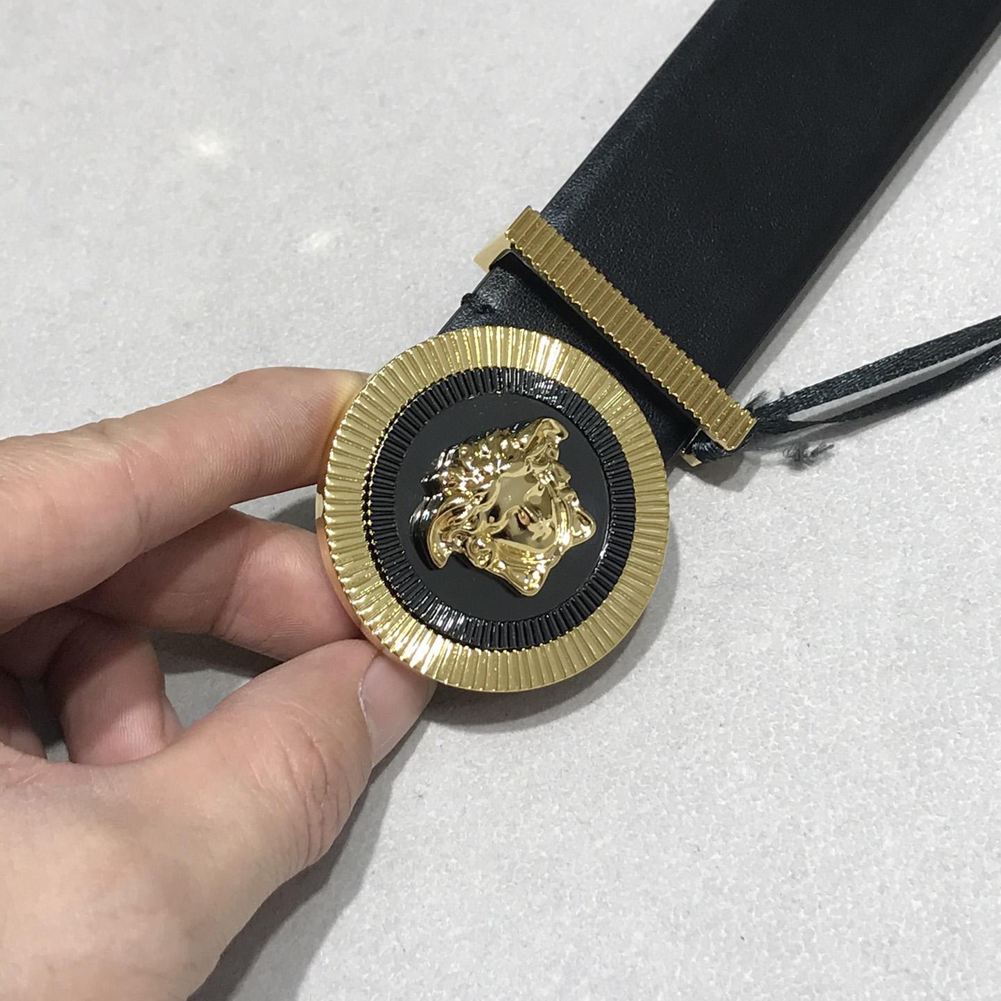 Versace Medusa Leathre Belt    38mm - PerfectKickZ