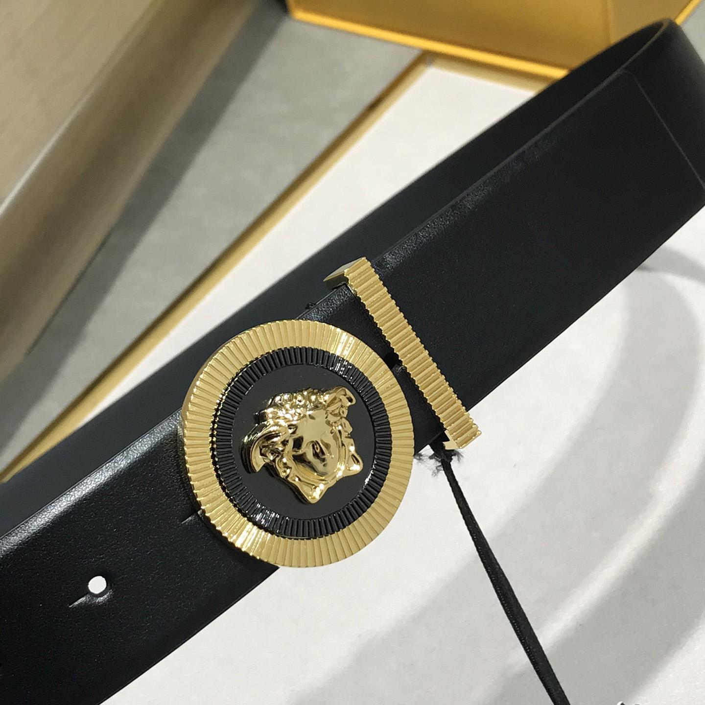 Versace Medusa Leathre Belt    38mm - PerfectKickZ