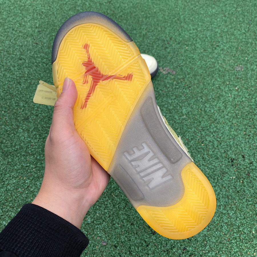 AirJordan 5 AJ5 x Off-White Ow Sneaker      DH8565-100 - PerfectKickZ